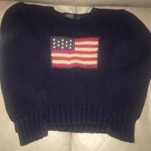 Children’s Ralph Lauren Polo Flag Sweater size 4T